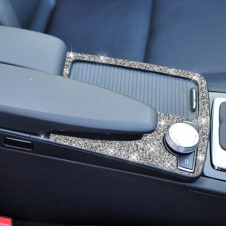 For Mercedes-Benz C-class W204 2007-2013 Car Gear Panel Diamond Decorative Sticker, Right-hand Drive by buy2fix