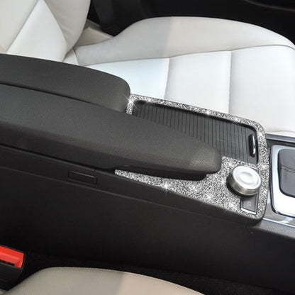 For Mercedes-Benz C-class W204 2007-2013 Car Gear Panel Diamond Decorative Sticker, Right-hand Drive by buy2fix