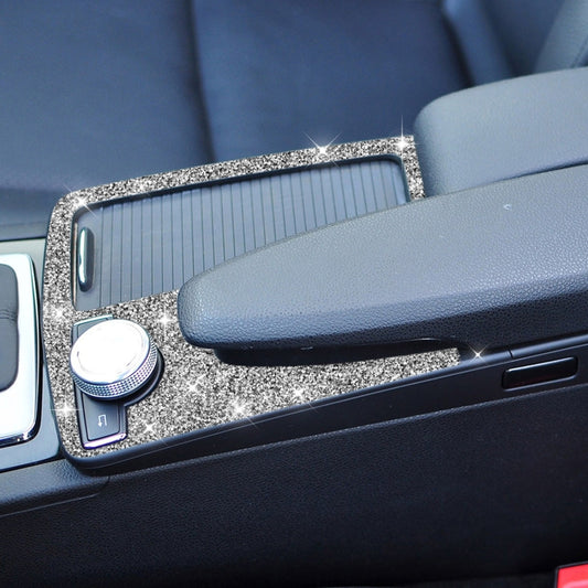 For Mercedes-Benz C-class W204 2007-2013 Car Gear Panel Diamond Decorative Sticker, Left-hand Drive by buy2fix