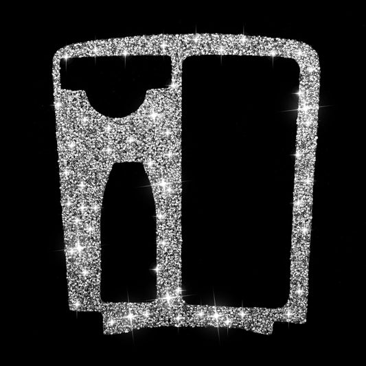 For Mercedes-Benz C-class W204 2007-2013 Car Gear Panel Diamond Decorative Sticker, Left-hand Drive by buy2fix