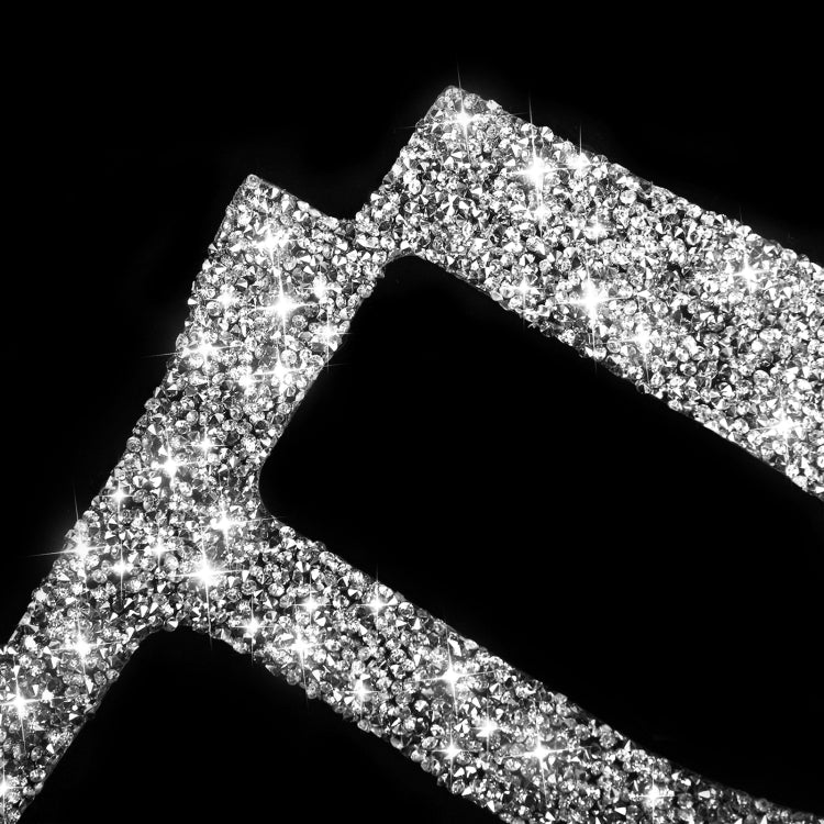 For Mercedes-Benz C-class W204 2007-2013 Car Gear Panel Diamond Decorative Sticker, Left-hand Drive by buy2fix