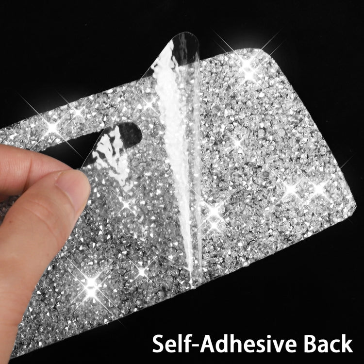 For Mercedes-Benz C-class W204 2007-2013 Car Gear Panel Diamond Decorative Sticker, Left-hand Drive by buy2fix