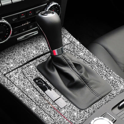 For Mercedes-Benz C-class W204 2007-2013 Car Gear Set Diamond Decorative Sticker, Left-hand Drive by buy2fix