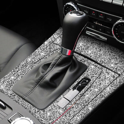 For Mercedes-Benz C-class W204 2007-2013 Car Gear Set Diamond Decorative Sticker, Right-hand Drive by buy2fix