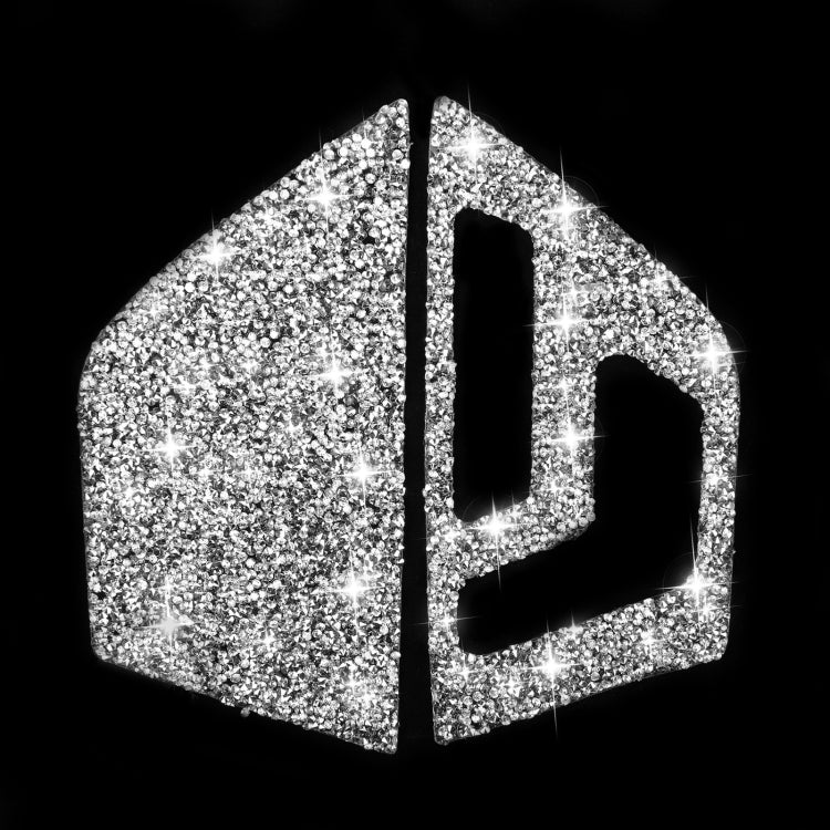 For Mercedes-Benz C-class W204 2007-2013 Car Seat Adjustment A Diamond Decorative Sticker, Left-hand Drive by buy2fix