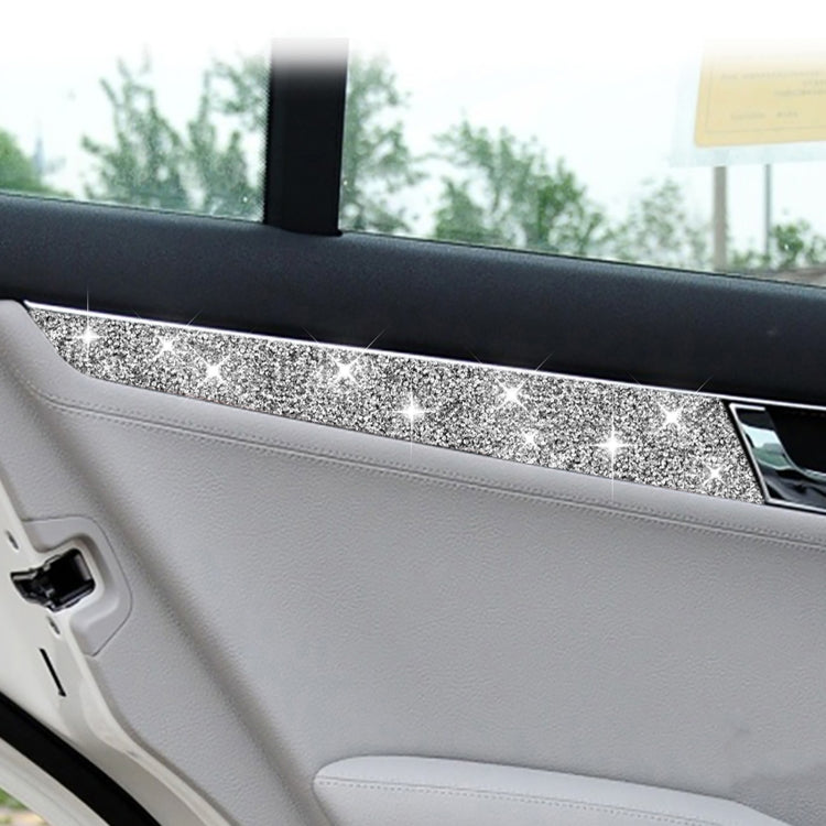 For Mercedes-Benz C-class W204 2007-2013 Car Door Panel Diamond Decorative Sticker, Left and Right Drive by buy2fix