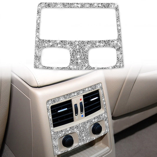 For BMW 3 Series E90 / E92 2005-2012 Car Rear Seat Aircondition B-Type Diamond Decorative Sticker by buy2fix