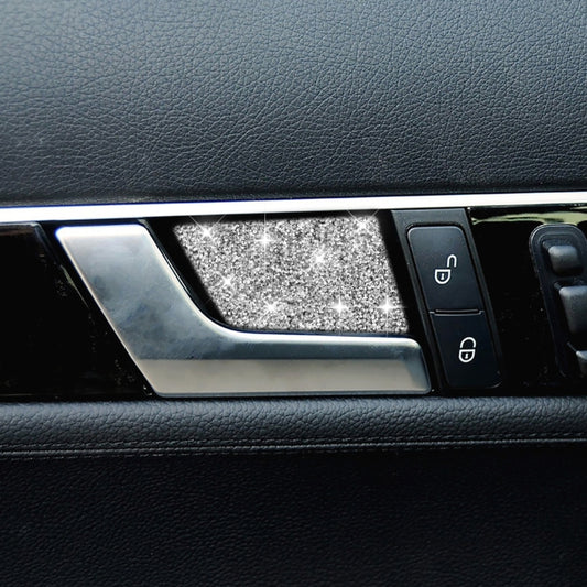 For Mercedes-Benz C-class W204 2007-2013 Car Inside Door Bowl Diamond Decorative Sticker, Left and Right Drive by buy2fix