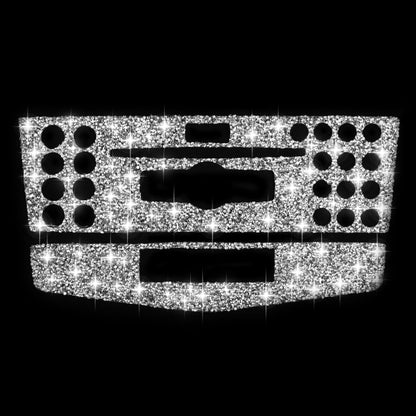 For Mercedes-Benz C-class W204 2007-2010 Car Central Control Panel C Diamond Decorative Sticker, Left and Right Drive by buy2fix