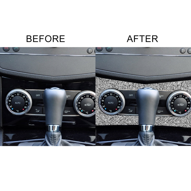For Mercedes-Benz C-class W204 2007-2010 Car AC Panel D Diamond Decorative Sticker, Left and Right Drive by buy2fix