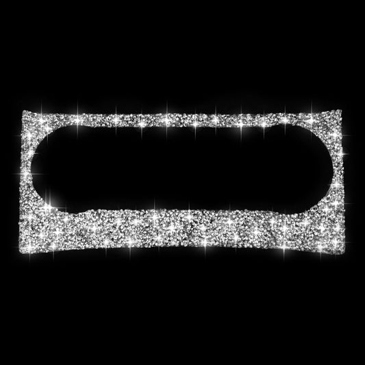 For Mercedes-Benz C-class W204 2011-2013 Car AC Knob Control Panel A Diamond Decorative Sticker, Left and Right Drive by buy2fix