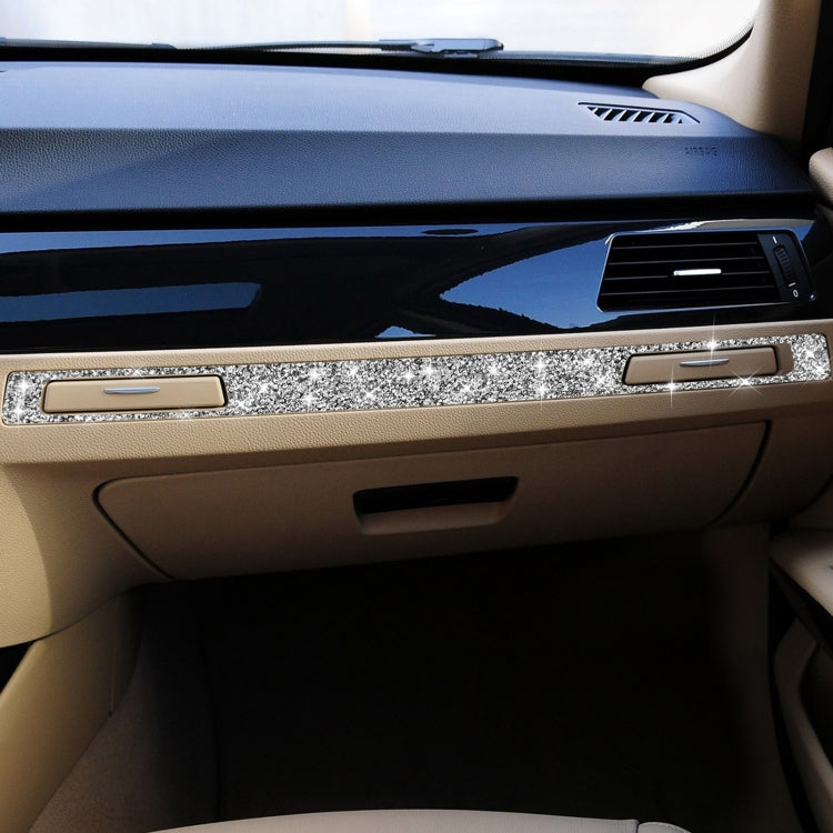 For BMW 3 Series E90 / E92 / E93 2005-2012 Car Passenger Side Center Control Diamond Decorative Sticker, Left Drive by buy2fix