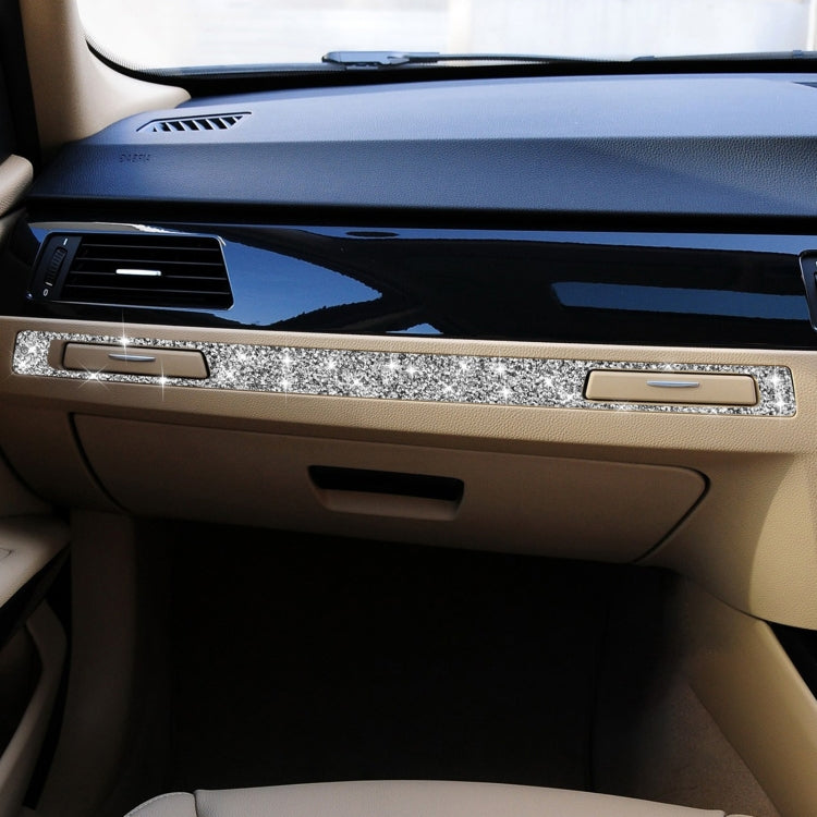 For BMW 3 Series E90 / E92 / E93 2005-2012 Car Passenger Side Center Control Diamond Decorative Sticker, Right Drive by buy2fix