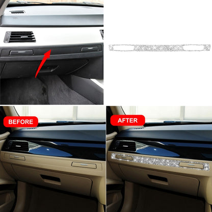 For BMW 3 Series E90 / E92 / E93 2005-2012 Car Passenger Side Center Control Diamond Decorative Sticker, Right Drive by buy2fix