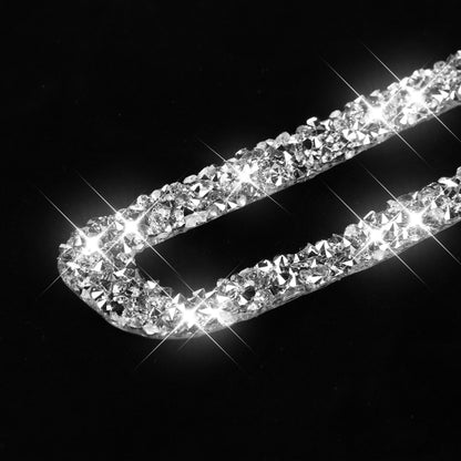 For Ford Mustang 2015-2020 Car Door Air Outlet Diamond Decoration Sticker, Left and Right Drive by buy2fix