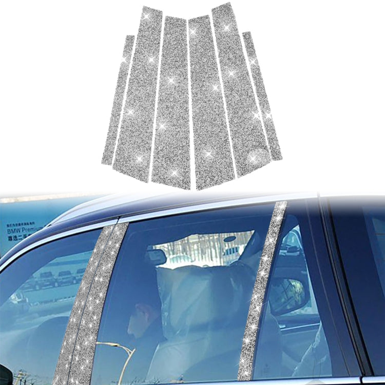 For BMW 3 Series E90 2005-2012 Car B-pillar Diamond Decorative Sticker by buy2fix