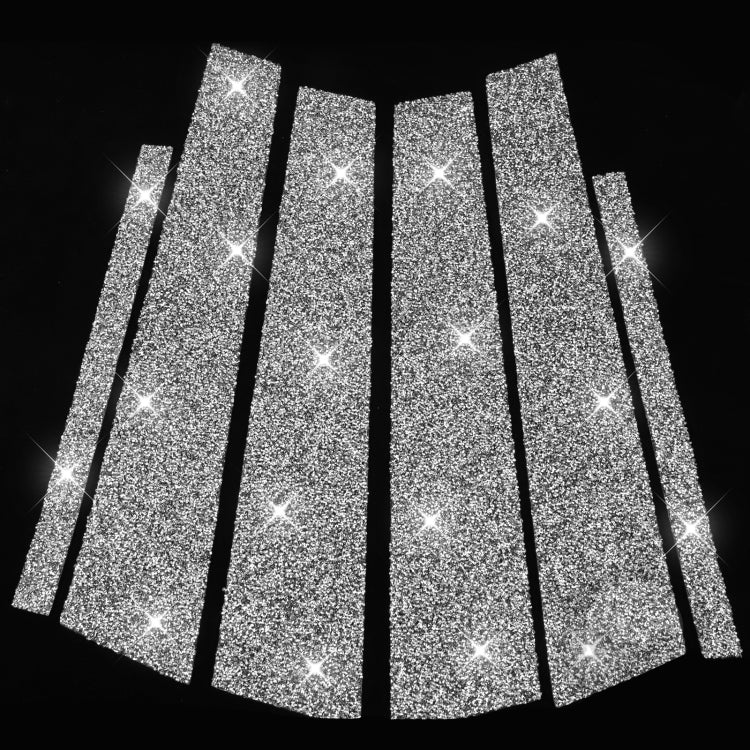 For BMW 3 Series E90 2005-2012 Car B-pillar Diamond Decorative Sticker by buy2fix