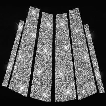 For BMW 3 Series E90 2005-2012 Car B-pillar Diamond Decorative Sticker by buy2fix