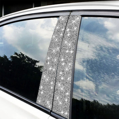 For BMW 3 Series E90 2005-2012 Car B-pillar Diamond Decorative Sticker by buy2fix