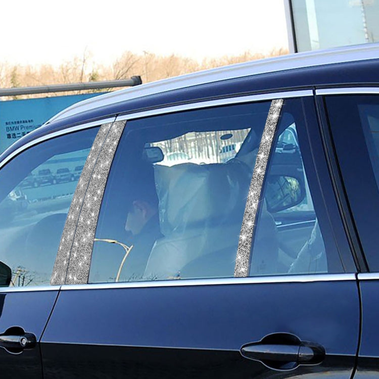 For BMW 3 Series E90 2005-2012 Car B-pillar Diamond Decorative Sticker by buy2fix