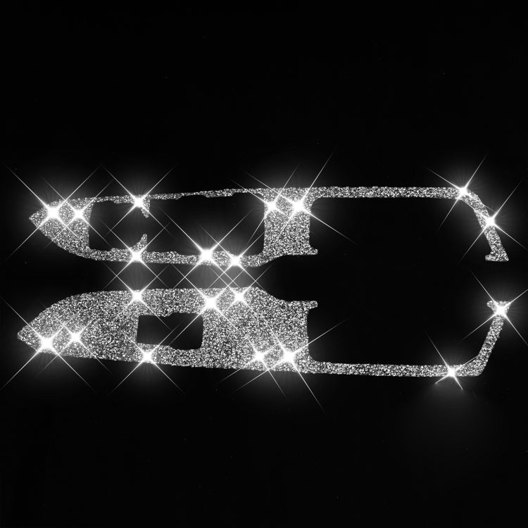 For Ford Mustang 2015-2020 Car Door Lift Panel A Diamond Decoration Sticker, Right Drive by buy2fix