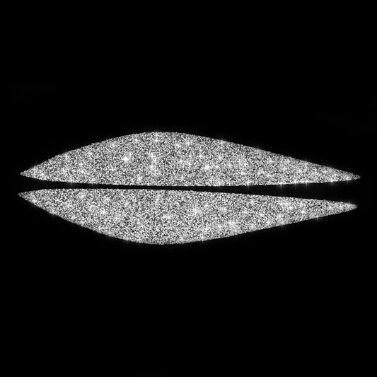 For Mercedes-Benz C-class W204 2008-2011 Car Light Eyebrow Diamond Decorative Sticker, Left and Right Drive by buy2fix