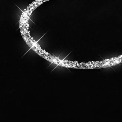 For Ford Mustang 2015-2020 Car Horn Circle Diamond Decoration Sticker, Left and Right Drive by buy2fix