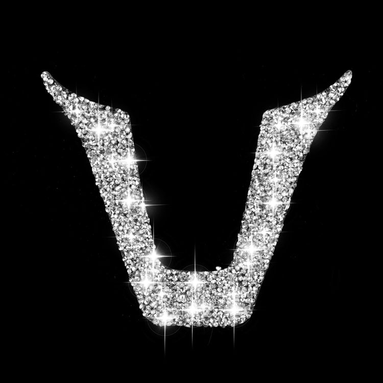 For Mercedes-Benz W204 Car Steering Wheel Diamond Decorative Sticker, Left and Right Drive by buy2fix