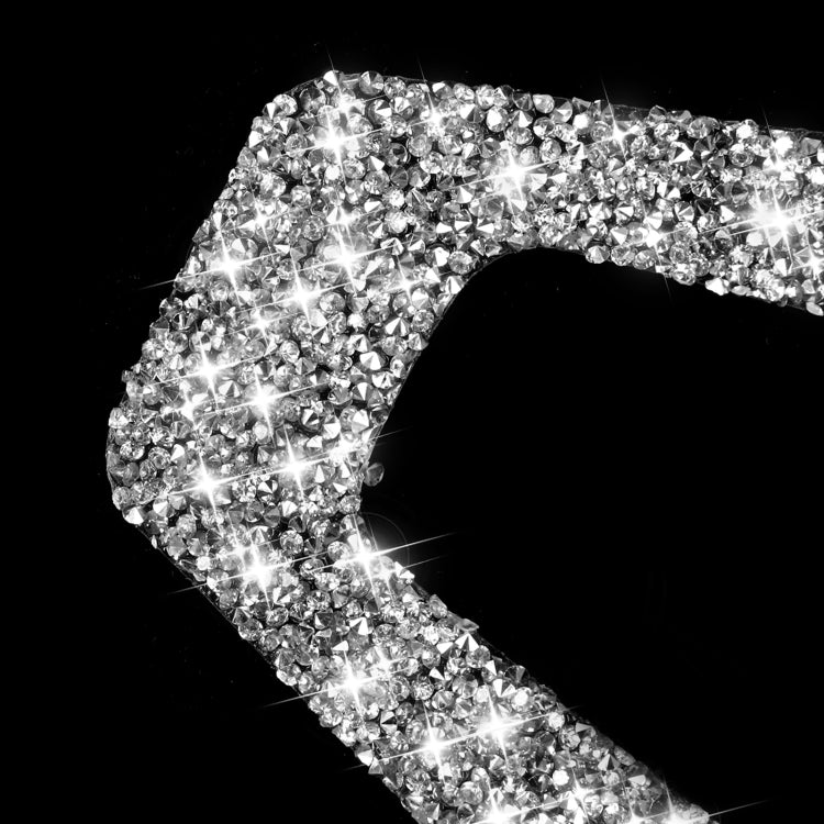 For Mercedes-Benz W204 Car Steering Wheel Diamond Decorative Sticker, Left and Right Drive by buy2fix