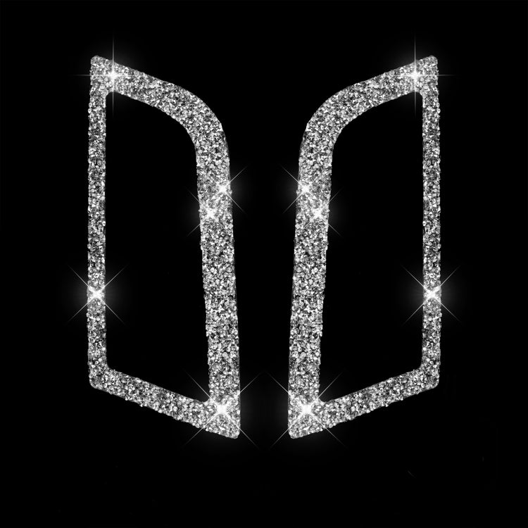 For Ford Mustang 2015-2020 Car Side Air Outlet Diamond Decoration Sticker, Left and Right Drive by buy2fix