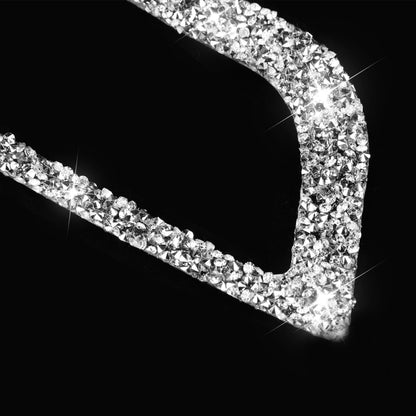 For Ford Mustang 2015-2020 Car Side Air Outlet Diamond Decoration Sticker, Left and Right Drive by buy2fix