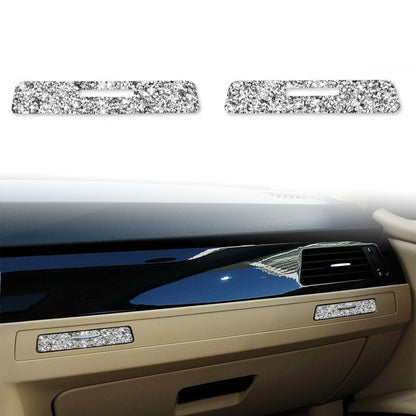For BMW 3 Series E90 / E92 / E93 2005-2012 Car Passenger Side Center Control Hole Diamond Decorative Sticker by buy2fix