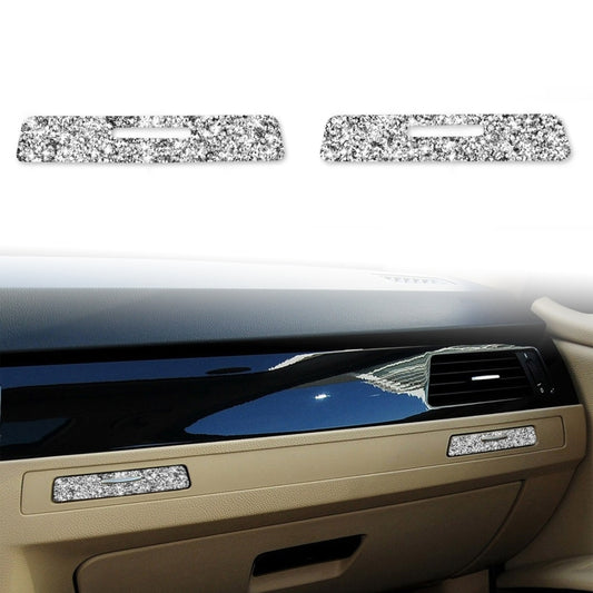 For BMW 3 Series E90 / E92 / E93 2005-2012 Car Passenger Side Center Control Hole Diamond Decorative Sticker by buy2fix