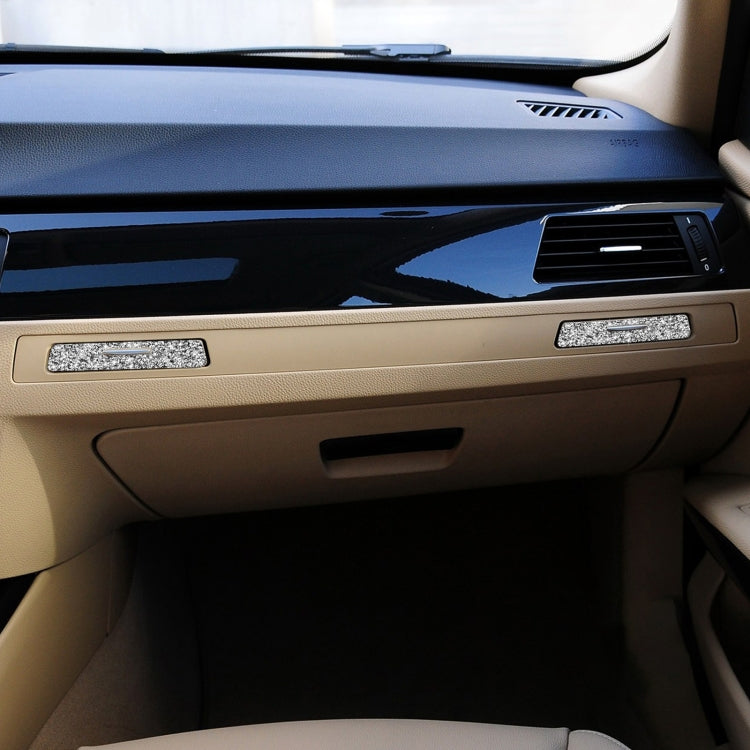 For BMW 3 Series E90 / E92 / E93 2005-2012 Car Passenger Side Center Control Hole Diamond Decorative Sticker by buy2fix