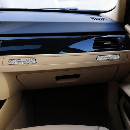 For BMW 3 Series E90 / E92 / E93 2005-2012 Car Passenger Side Center Control Hole Diamond Decorative Sticker by buy2fix