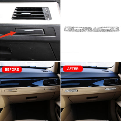For BMW 3 Series E90 / E92 / E93 2005-2012 Car Passenger Side Center Control Hole Diamond Decorative Sticker by buy2fix