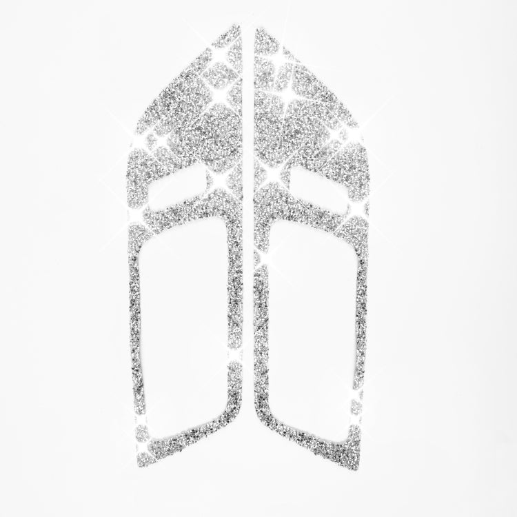 For Ford Mustang 2015-2020 Car Door Inner Handle Panel Diamond Decoration Sticker, Left and Right Drive by buy2fix