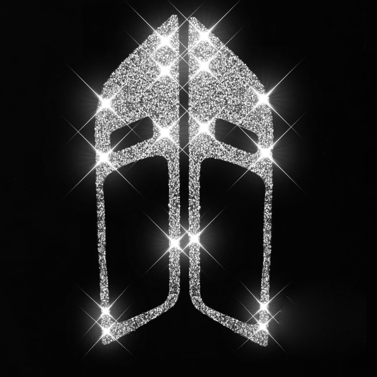 For Ford Mustang 2015-2020 Car Door Inner Handle Panel Diamond Decoration Sticker, Left and Right Drive by buy2fix