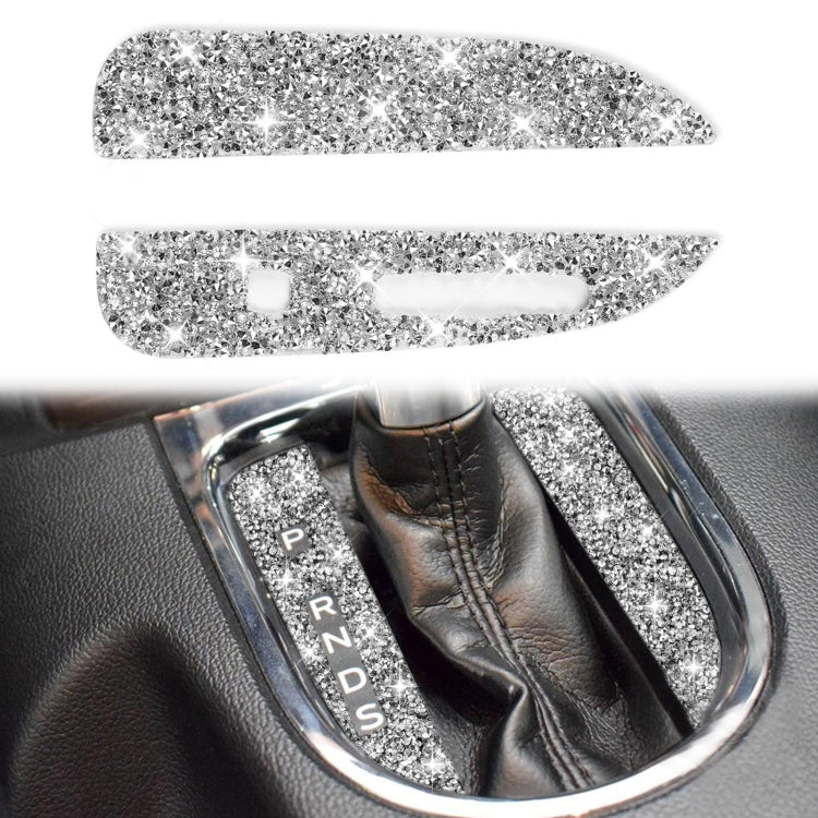 For Ford Mustang 2015-2020 Car Gearshift Panel Diamond Decoration Sticker, Left Drive by buy2fix