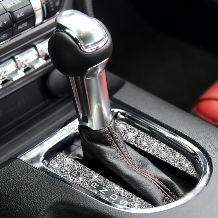 For Ford Mustang 2015-2020 Car Gearshift Panel Diamond Decoration Sticker, Left Drive by buy2fix