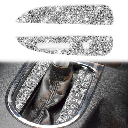 For Ford Mustang 2015-2020 Car Gearshift Panel Diamond Decoration Sticker, Right Drive by buy2fix