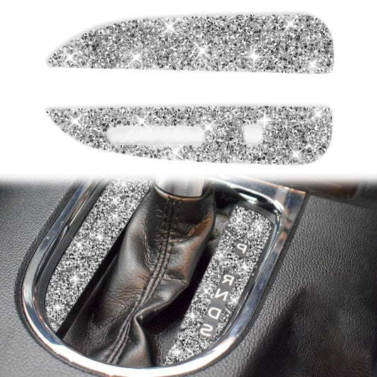 For Ford Mustang 2015-2020 Car Gearshift Panel Diamond Decoration Sticker, Right Drive by buy2fix