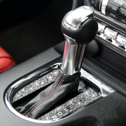 For Ford Mustang 2015-2020 Car Gearshift Panel Diamond Decoration Sticker, Right Drive by buy2fix