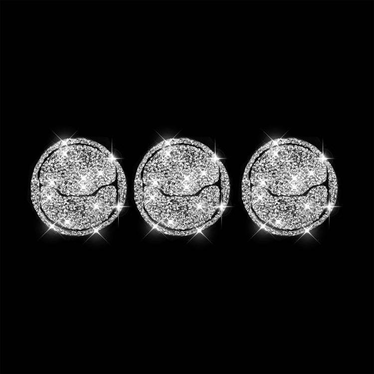 For Ford Mustang 2015-2020 9 in 1 Car Air Outlet Diamond Decoration Sticker, Left and Right Drive by buy2fix