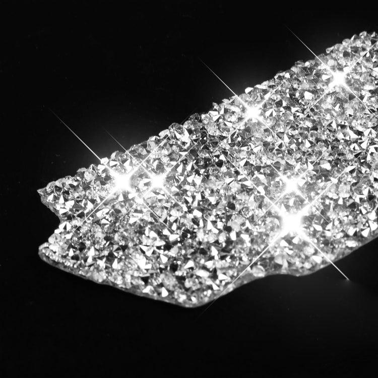 For Ford Mustang 2015-2020 Car Inner Door Bowl Panel Diamond Decoration Sticker, Left and Right Drive by buy2fix