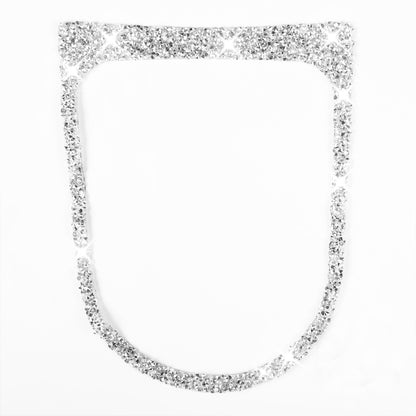 For Ford Mustang 2015-2020 Car Gear Shift Outer Ring Diamond Decoration Sticker, Left and Right Drive by buy2fix