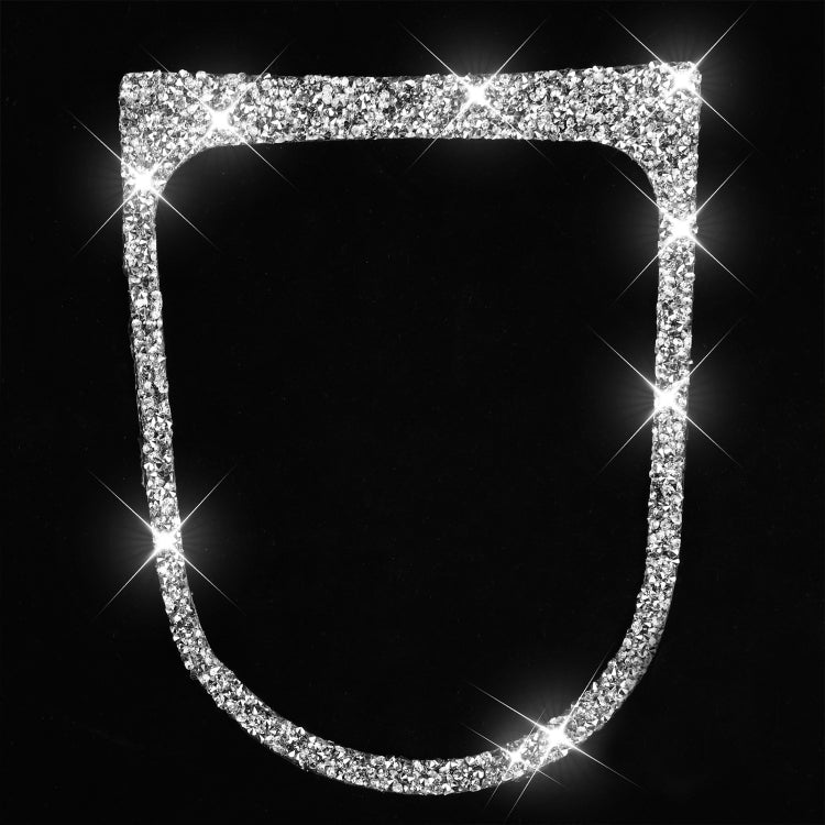 For Ford Mustang 2015-2020 Car Gear Shift Outer Ring Diamond Decoration Sticker, Left and Right Drive by buy2fix