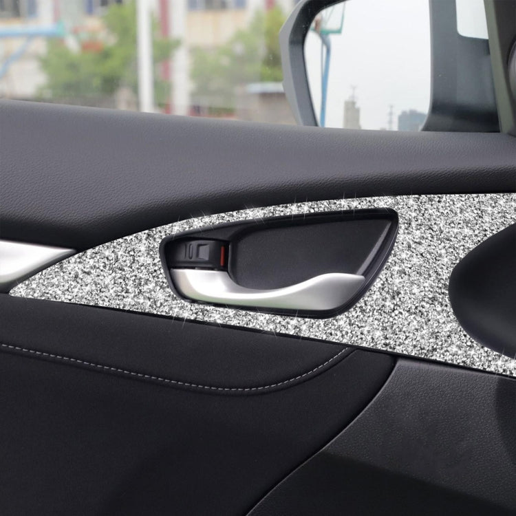 For Honda Civic 2016-2019 Car Inside Door Bowl Diamond Decorative Sticker, Left and Right Drive by buy2fix