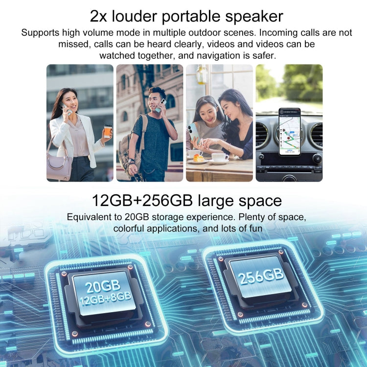 Honor Play8T, 12GB+256GB,  6.8 inch MagicOS 7.2 Dimensity 6080 Octa Core up to 2.4GHz, Network: 5G, OTG, Not Support Google Play(Silver) - Honor by HONOR | Online Shopping UK | buy2fix