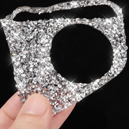 For Honda Civic 2016-2019 Car Steering Wheel Buttons High Configuration Diamond Decorative Sticker, Left and Right Drive by buy2fix